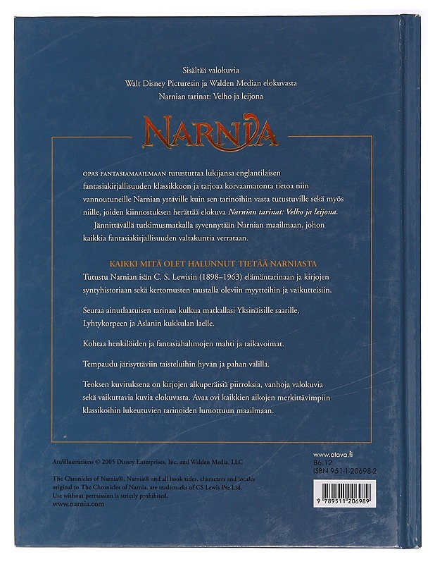 Narnia : opas fantasiamaailmaan - Kirk, E. J. - Lastenkirjat - 10105395184 - 1