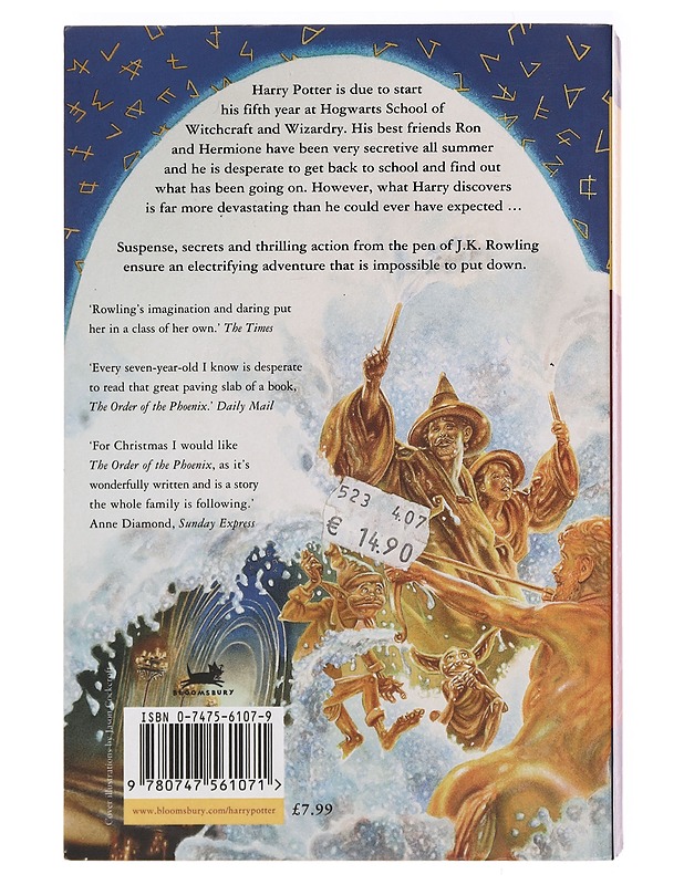 Harry Potter and the Order of the Phoenix - J. K. Rowling - Lastenkirjat - 10105395198 - 1