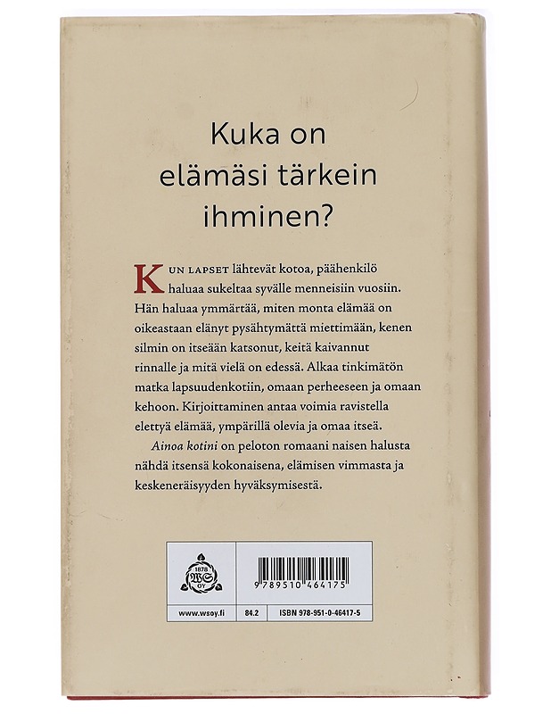 Ainoa kotini - Hanna Brotherus - Romaanit ja novellit - 10105395209 - 1