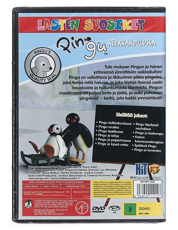 Pingu Kelkkakoulussa - DVD - DVD-elokuvat - 10105395215 - 1