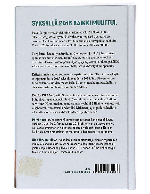 Tiukka paikka - Järvenkylä, Nina - Historiakirjat - 10105395230 - 1