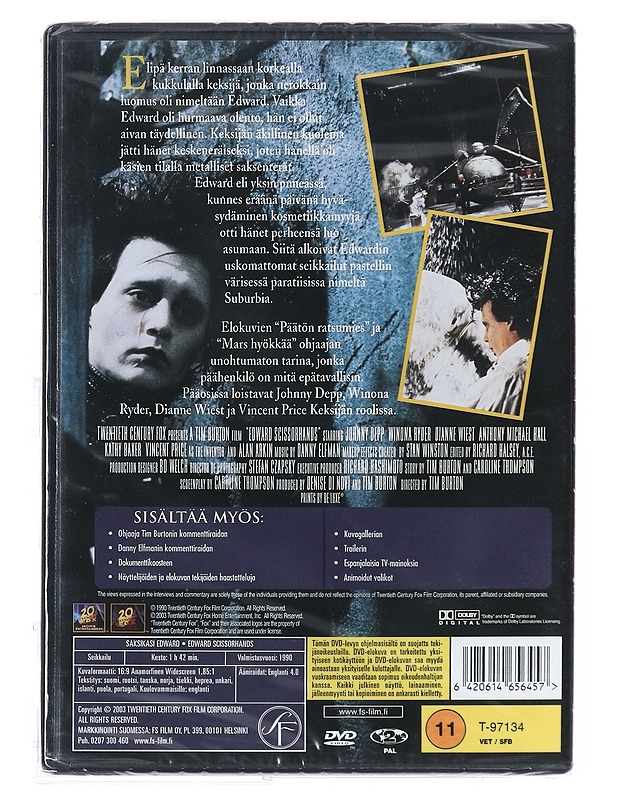 Saksikäsi Edward - DVD - DVD-elokuvat - 10105395231 - 1