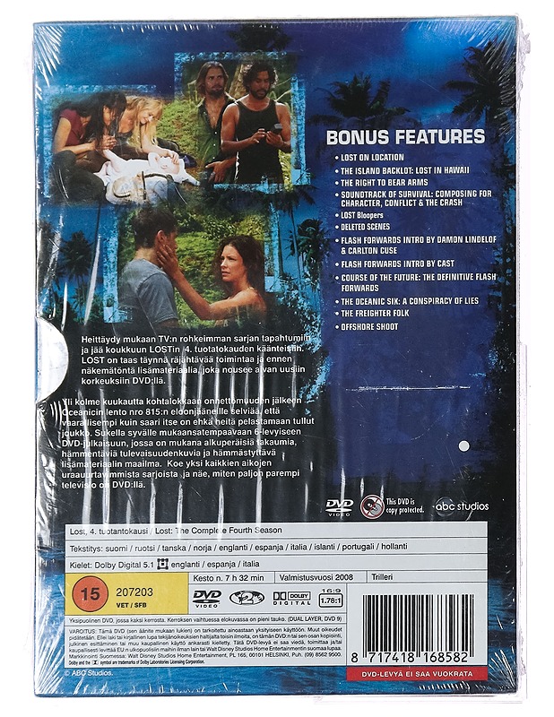 Lost: 4. Tuotantokausi - DVD - DVD-elokuvat - 10105395234 - 1