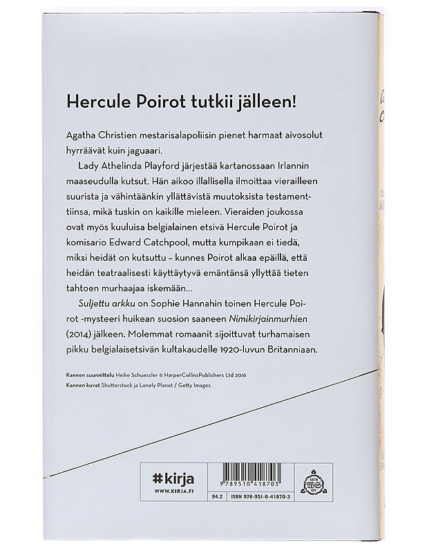 Suljettu arkku : uusi Hercule Poirot -mysteeri - Hannah, Sophie - Jännitys ja dekkarit - 10105395359 - 1