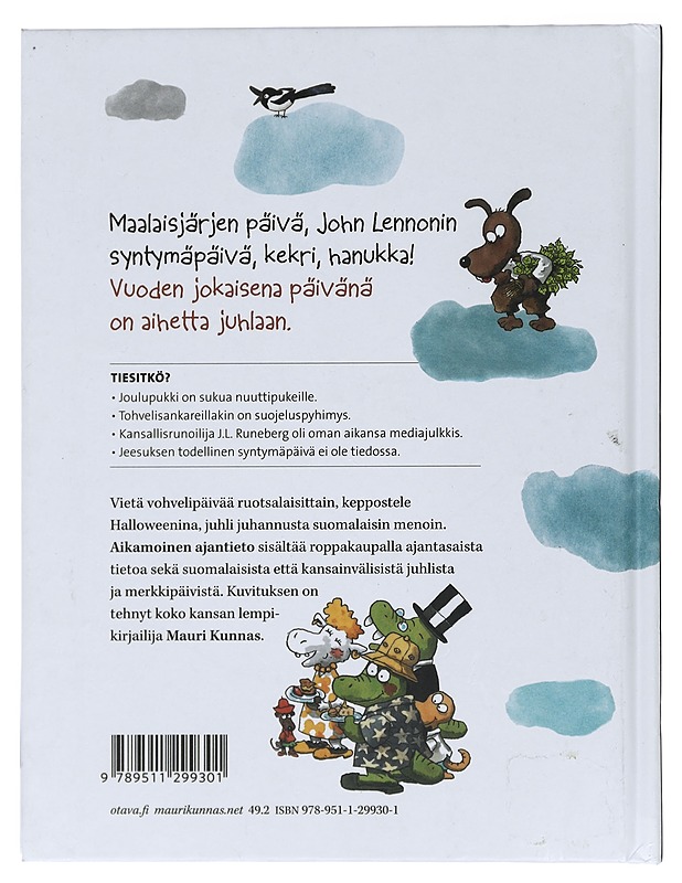 Aikamoinen ajantieto - Kunnas, Mauri - Tietokirjat ja oppaat - 10105395370 - 1