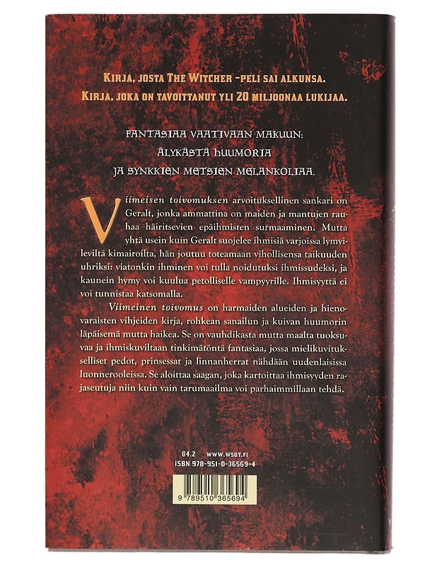 Viimeinen toivomus - Sapkowski, Andrzej - Fantasia- ja scifi - 10105395372 - 1