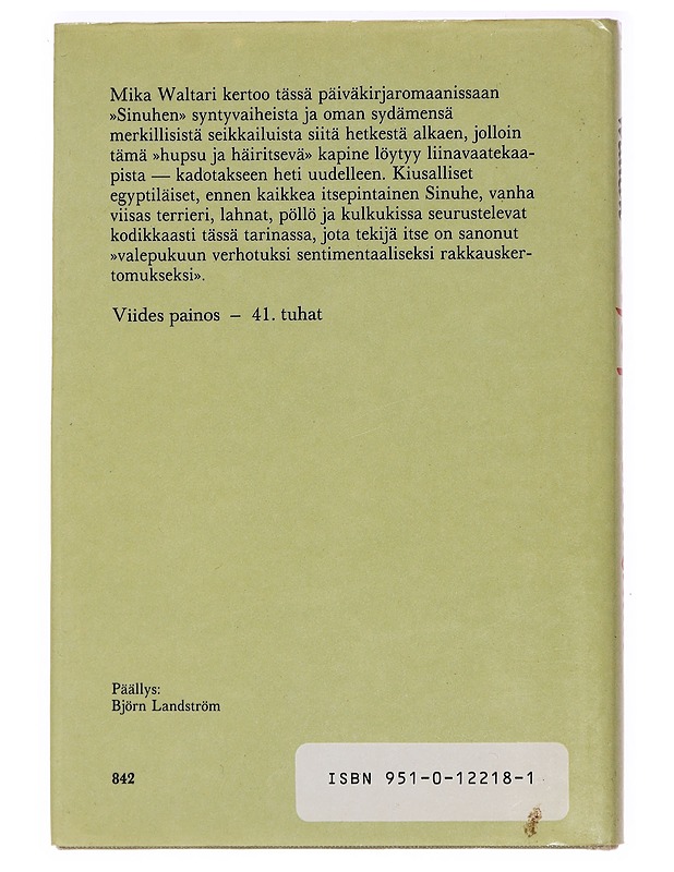 Neljä päivänlaskua : romaani romaanista - Mika Waltari - Romaanit ja novellit - 10105395378 - 1