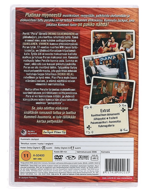 Kummelin Jackpot - DVD - DVD-elokuvat - 10105395398 - 1