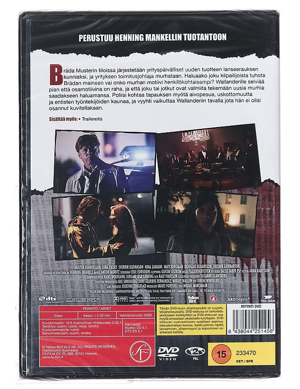Mankellin Wallander: Perintö - DVD - DVD-elokuvat - 10105395410 - 1