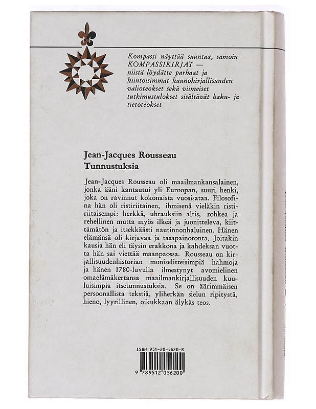 Tunnustuksia : valikoima otteita - Rousseau, Jean-Jacques - Elämäkerrat ja muistelmat - 10105395421 - 1