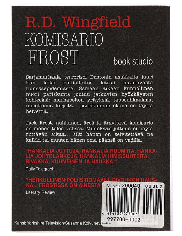 Komisario Frost - Wingfield, R. D. - Jännitys ja dekkarit - 10105395428 - 1