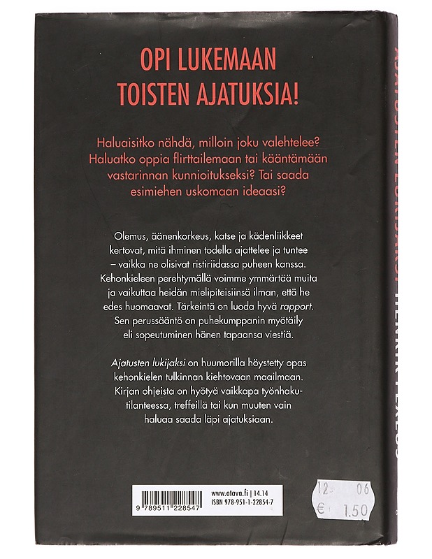Ajatusten lukijaksi - Fexeus, Henrik - Tietokirjat ja oppaat - 10105395457 - 1