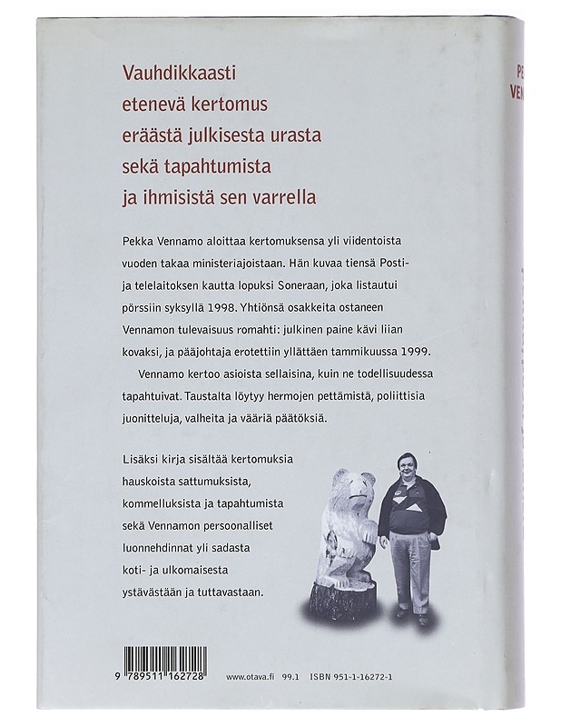 Pekka, posti ja Sonera : [kertomus tosielämästä] - Pekka Vennamo - Elämäkerrat ja muistelmat - 10105395466 - 1