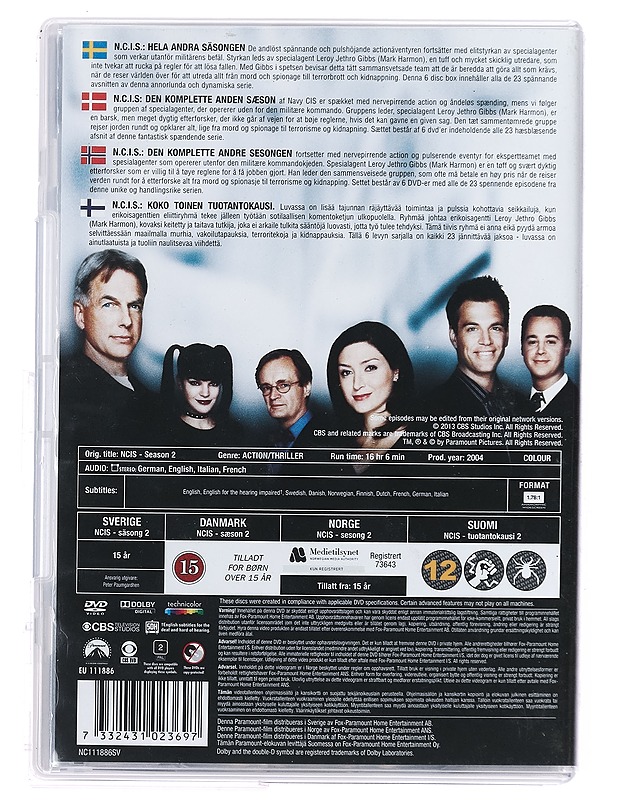 NCIS: 2. Kausi - DVD - DVD-elokuvat - 10105395470 - 1