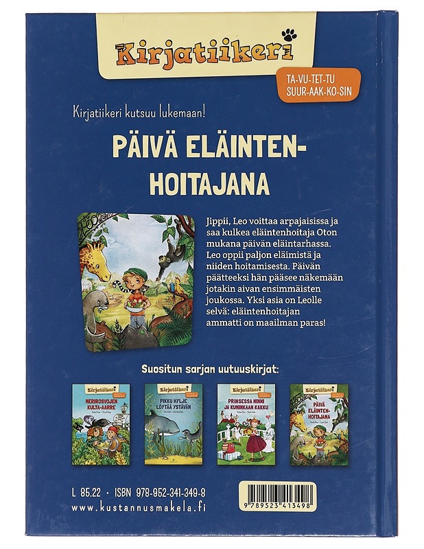 Päivä eläintenhoitajana - Benn, Amelie - Lastenkirjat - 10105395545 - 1