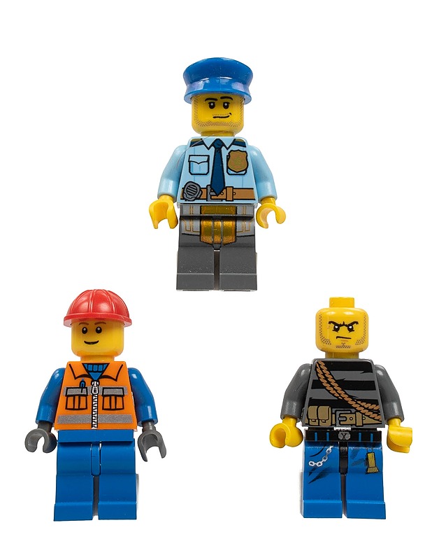 LEGO minifiguuri, 3 kpl - Lasten lelut - 10105395561 - 0