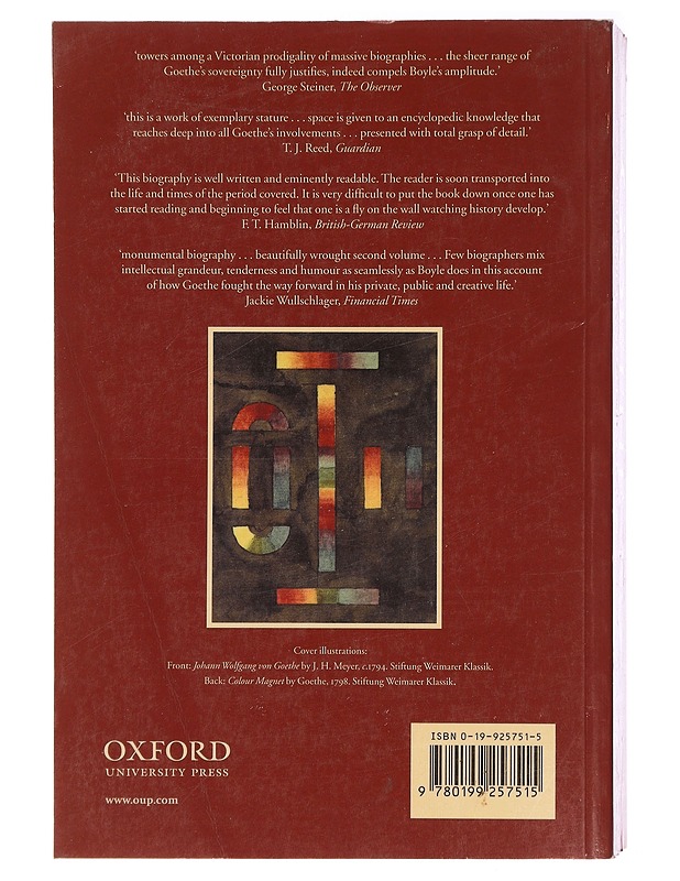 Goethe; The Poet and The Age - Nicholas Boyle - Historiakirjat - 10105395597 - 1