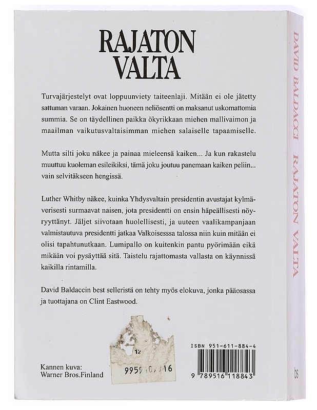 Rajaton valta - Baldacci, David - Jännitys ja dekkarit - 10105395614 - 1
