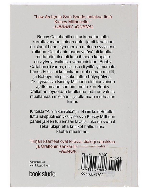C niin kuin Callahan - Grafton, Sue - Jännitys ja dekkarit - 10105395665 - 1