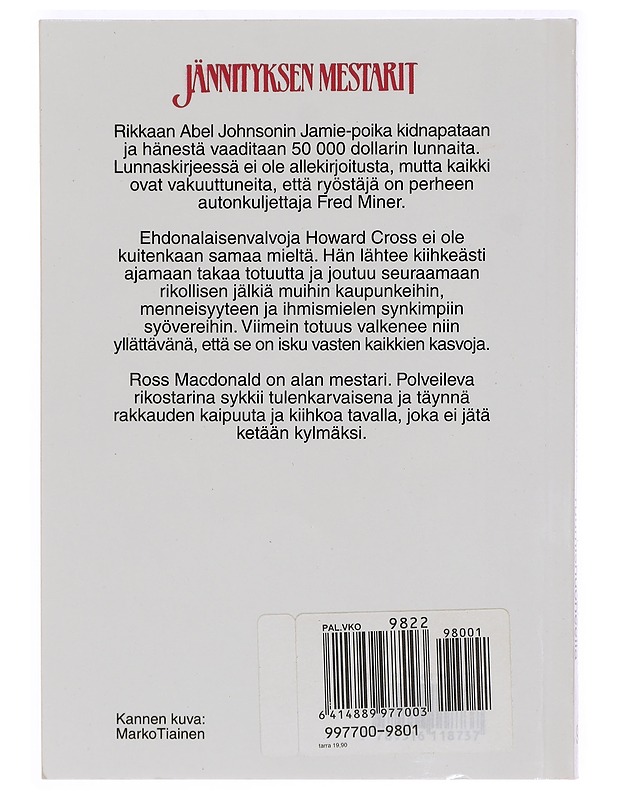 Tavataan ruumishuoneella - Macdonald, Ross - Jännitys ja dekkarit - 10105395670 - 1
