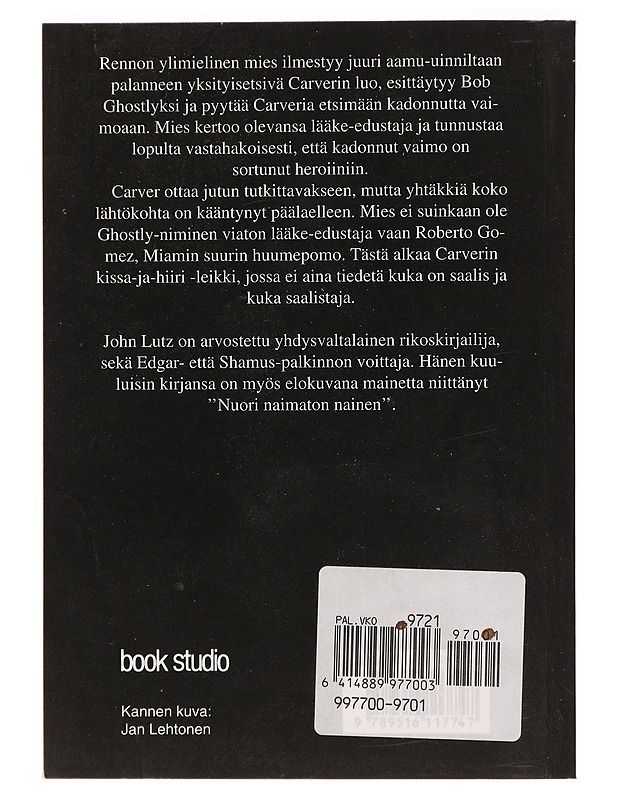 Verivelka - Lutz, John - Romaanit ja novellit - 10105395698 - 1