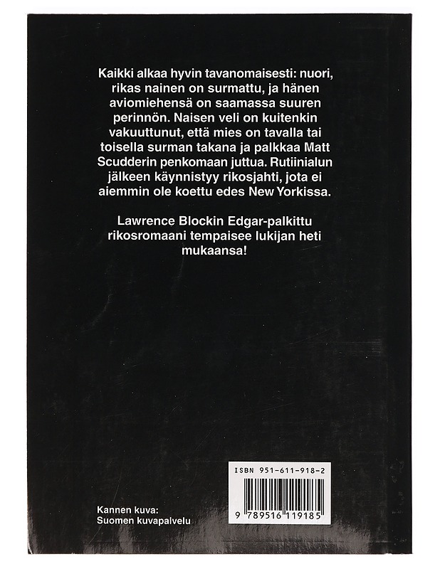 Tanssi teurastamolla - Block, Lawrence - Jännitys ja dekkarit - 10105395701 - 1