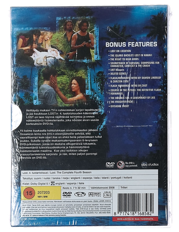 Lost: 4. Tuotantokausi - DVD - DVD-elokuvat - 10105395729 - 1
