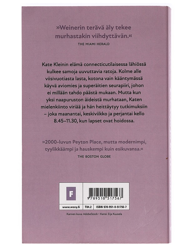 Rikoksia ja hiekkakakkuja - Weiner, Jennifer - Romaanit ja novellit - 10105395739 - 1