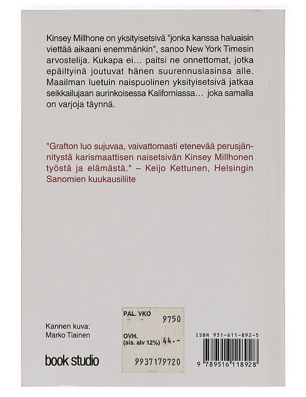 G niin kuin gangsteri - Grafton, Sue - Jännitys ja dekkarit - 10105395812 - 1
