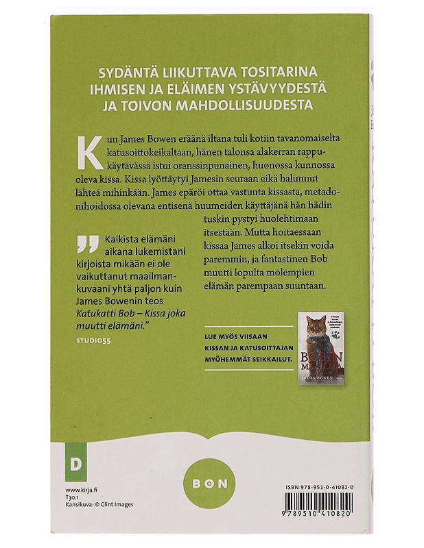 Katukatti Bob / kissa joka muutti elämäni - Bowen, James - Elämäkerrat ja muistelmat - 10105395858 - 1
