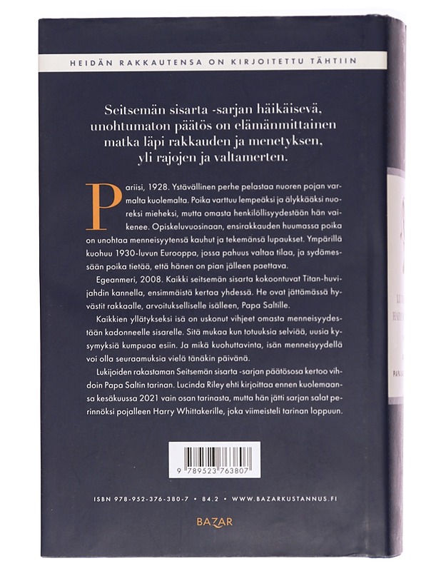 Atlas, Papa Saltin tarina - Riley, Lucinda - Romaanit ja novellit - 10105395863 - 1