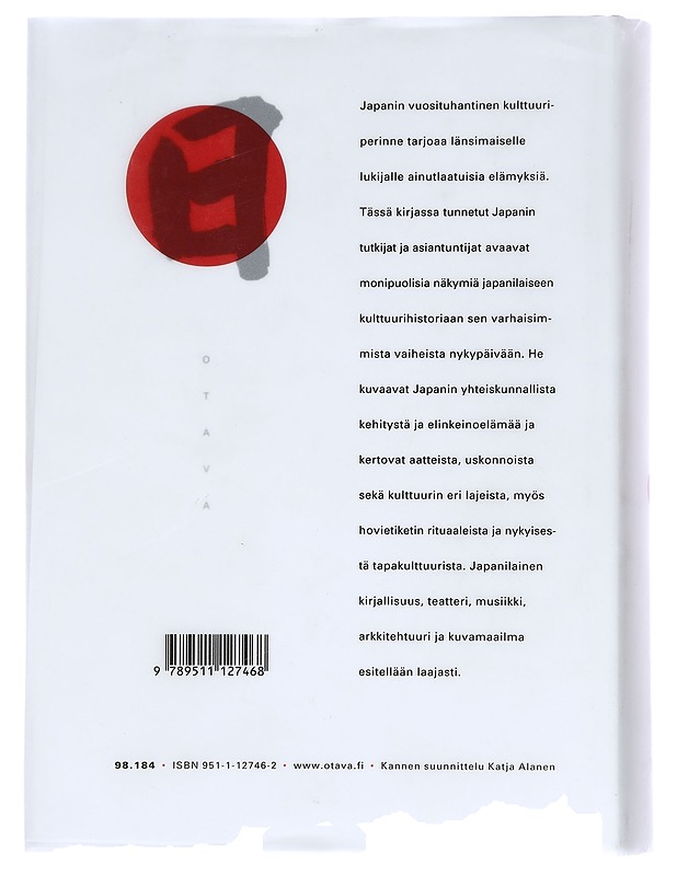 Japanin kulttuuri - Fält, Olavi K. - Tietokirjat ja oppaat - 10105395870 - 1