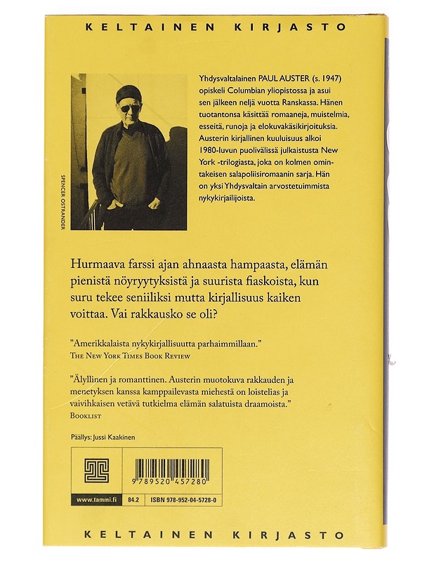 Baumgartner - Auster, Paul - Romaanit ja novellit - 10105395885 - 1