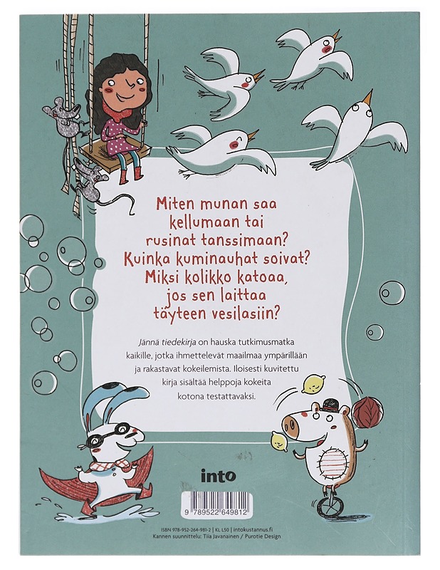 Jännä tiedekirja : tutki ja tee kokeita - Mazza Padoa-Schioppa, Pini - Lastenkirjat - 10105395902 - 1