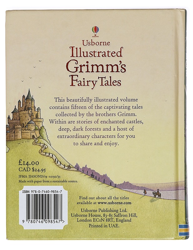 Usborne illustrated Grimm's fairytales - Brocklehurst, Ruth - Lastenkirjat - 10105395912 - 1