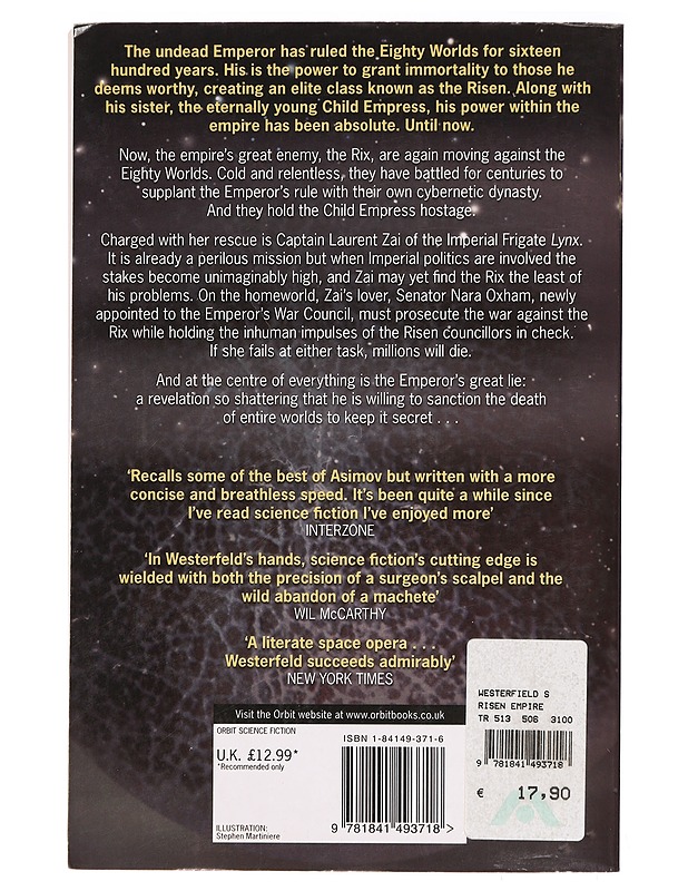 The risen empire - Scott Westerfeld - Fantasia- ja scifi - 10105395915 - 1