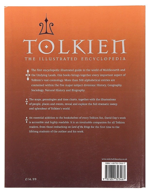 Tolkien : the illustrated encyclopaedia - Day, David - Tietokirjat ja oppaat - 10105395929 - 1