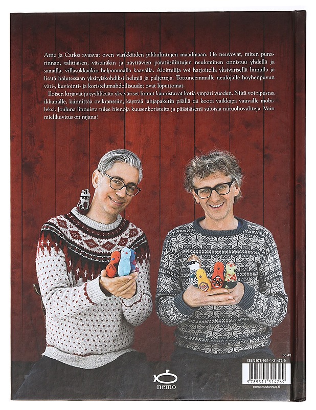 Neulotut linnut - Arne & Carlos - Käsityökirjat - 10105395934 - 1