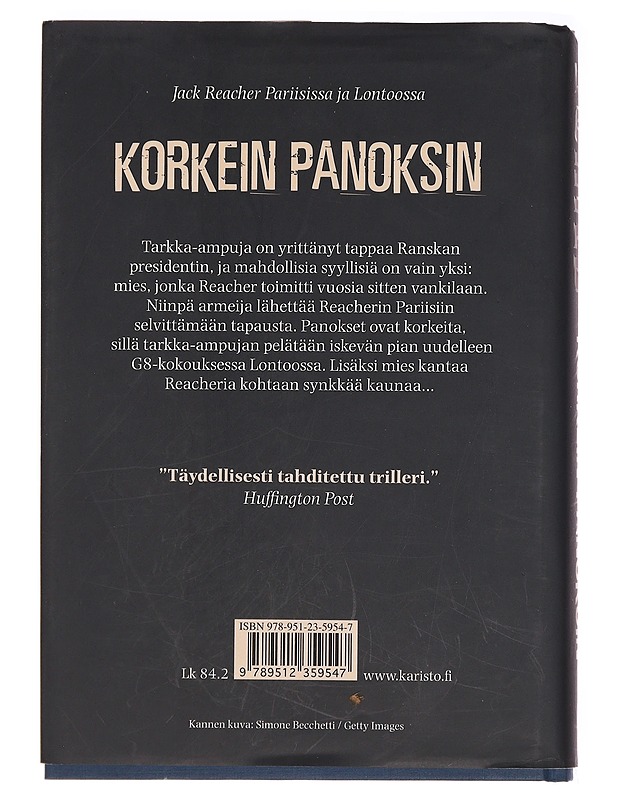 Korkein panoksin - Child, Lee - Jännitys ja dekkarit - 10105395987 - 1