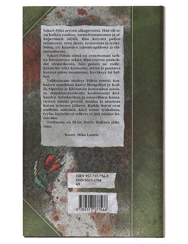 Maailman ja mielen maisemia - Sakari Pälsi - Romaanit ja novellit - 10105395999 - 1