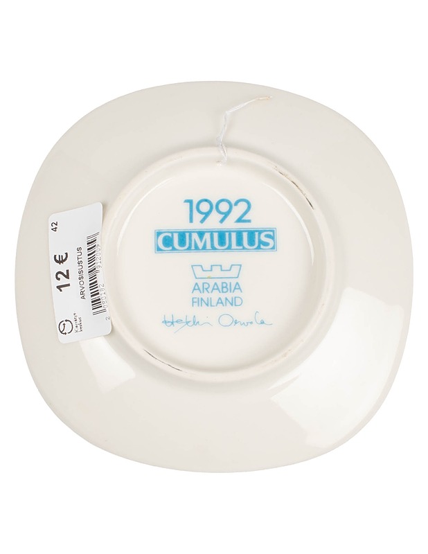 ARABIA Cumulus 1992 seinälautanen - Designsuosikit - 10105396004 - 1