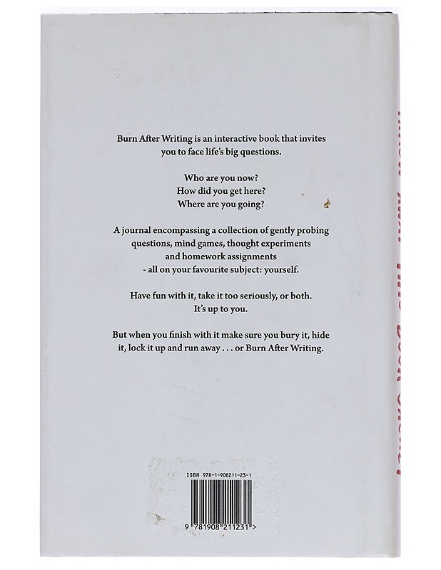 Burn After Writing - Sharon Jones - Elämäkerrat ja muistelmat - 10105396009 - 1