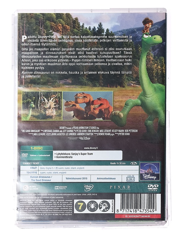 Kunnon Dinosaurus - DVD - DVD-elokuvat - 10105396017 - 1