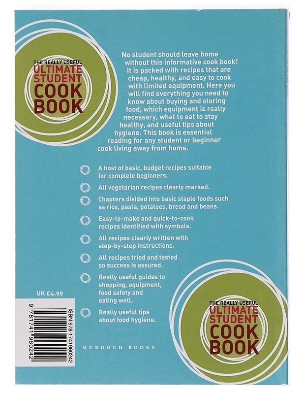 The Really Useful Ultimate Student Cookbook -Silvana Franco - Ruokakirjat - 10105396037 - 1