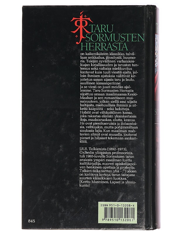 Taru sormusten herrasta - Tolkien, J. R. R. - Fantasia- ja scifi - 10105396050 - 1