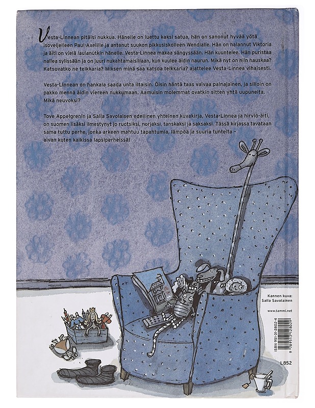 Nukuhan jo, Vesta-Linnea - Appelgren, Tove - Lastenkirjat - 10105396139 - 1