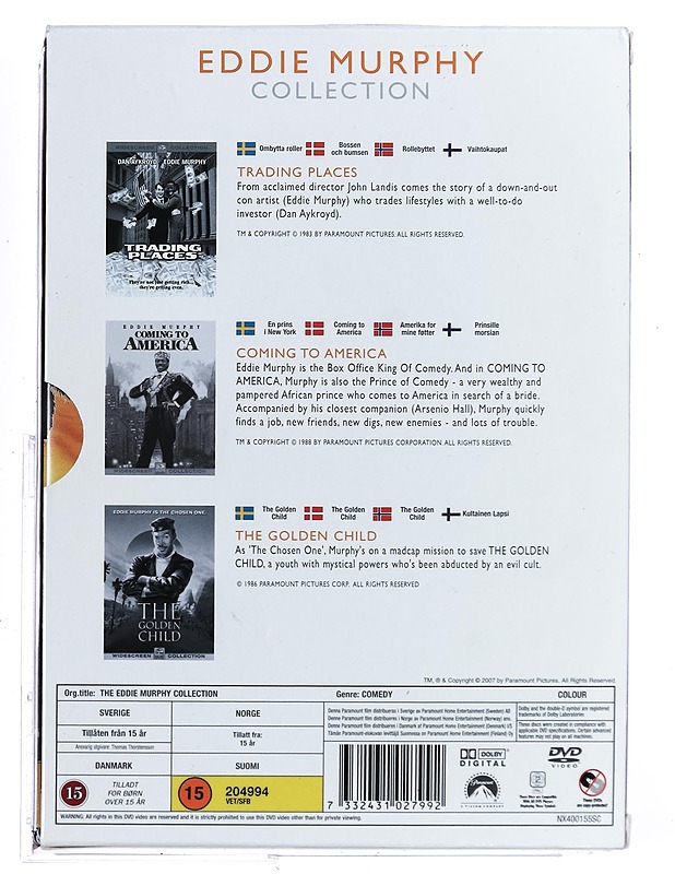 Eddie Murphy Collection - DVD - DVD-elokuvat - 10105396151 - 1