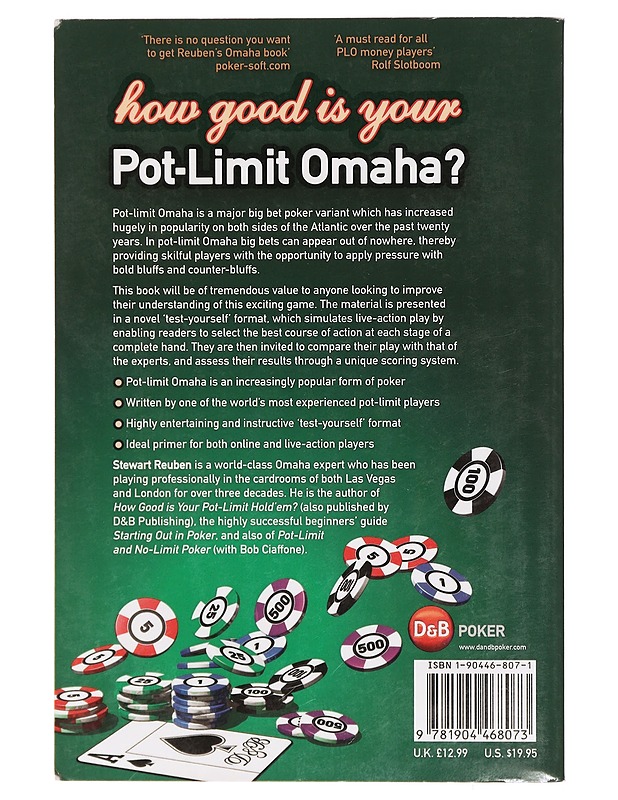 How Good is Your Pot-Limit Omaha? - Reuben, Stewart - Tietokirjat ja oppaat - 10105396161 - 1