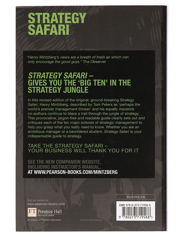 Strategy safari : the complete guide through the wilds of strategic management - Mintzberg, Henry - Tietokirjat ja oppaat - 10105396163 - 1