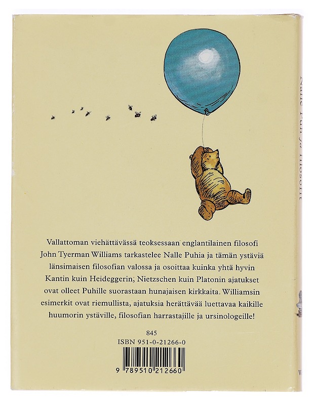 Nalle Puh ja filosofit - Williams, John Tyerman - Lastenkirjat - 10105396190 - 1